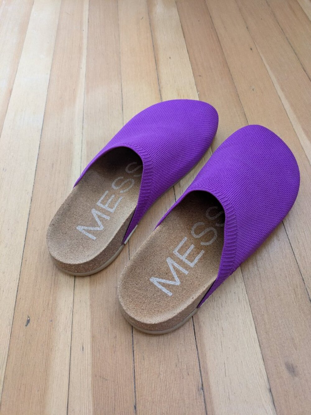 Message Henning Knit Mules – Violet, Size 39